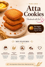 Pure ghee Atta cookies