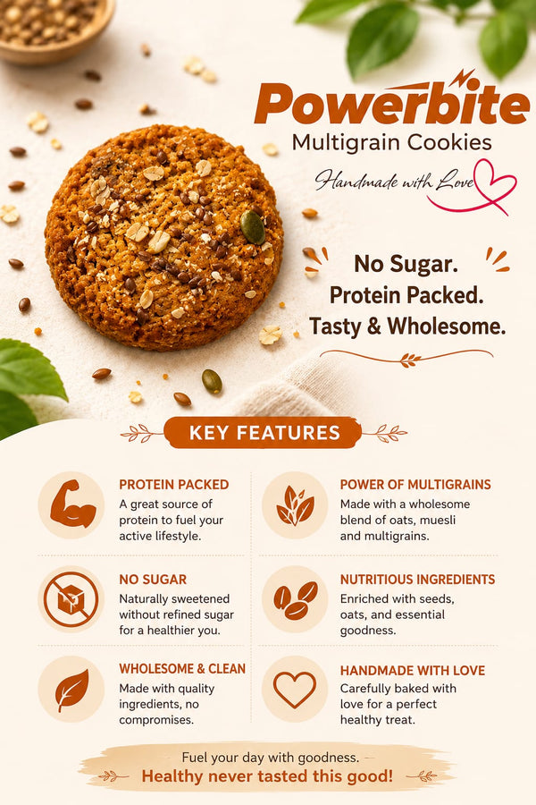 Powerbite Multigrain cookies